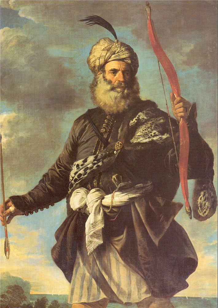 Barbary Pirate with a Bow